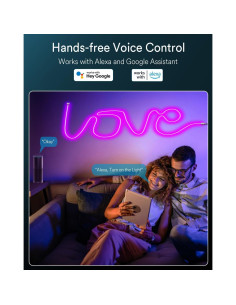 Luces de Cuerda Neón Inteligentes Ligency 5m RGBW IP65 2