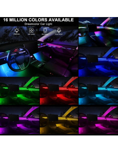 Kit de Iluminación LED Interior MAODANER Dreamcolor 10 en 1 2