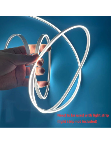 Canal Difusor LED de Silicona DGLILUAN 5m 10x10mm Impermeable