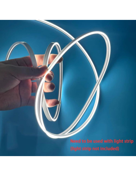 Canal Difusor LED de Silicona DGLILUAN 5m 10x10mm Impermeable