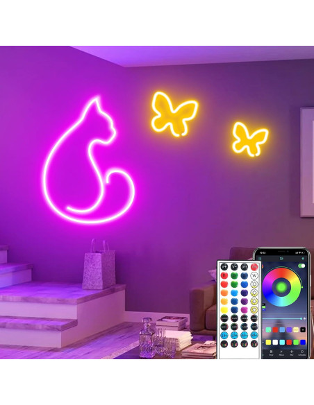 Tira de Luz LED Neón 10m RGB Segrass IP65 Control Remoto