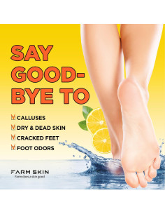 Mascarilla Exfoliante para Pies FARMSKIN - Iluminadora y Hidratante 2