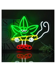 Luz de Neón LED Hoja Ebdobgbs para Decoración de Pared