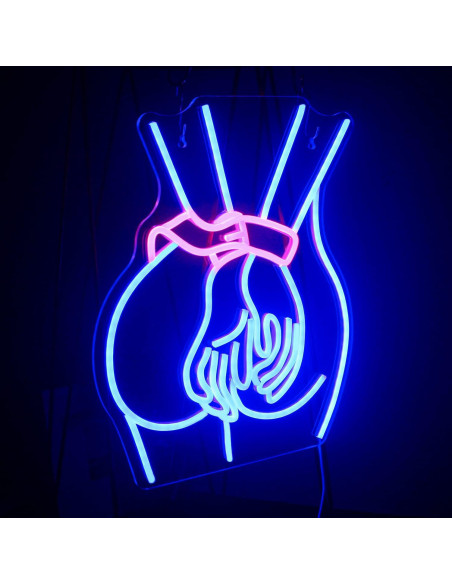 Luz de Neón Looklight Dama LED 43.3x32.8cm Decoración