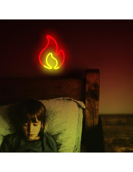 Luz de Neón LED BK-Neon Life Llama USB Batería 30x23cm