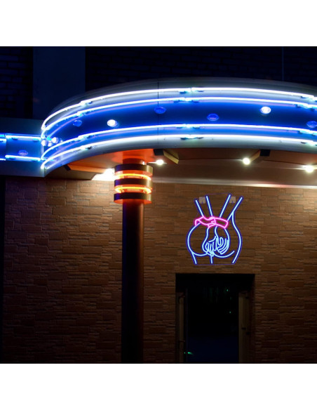 Luz de Neón Looklight Dama LED 43.3x32.8cm Decoración