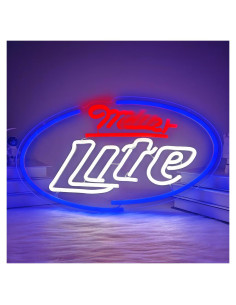 Luz de Neón LED Cerveza Miller para Decoración de Pared