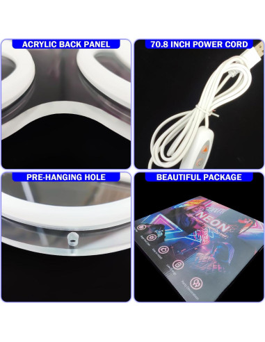 Luz de Neón LED Cerveza Miller para Decoración de Pared