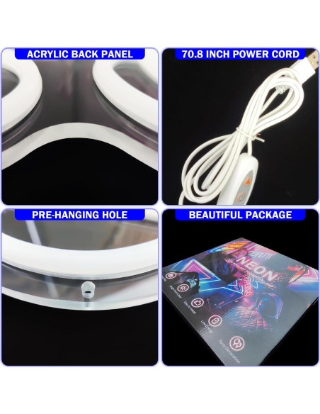 Luz de Neón LED Cerveza Miller para Decoración de Pared