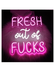 Luz de Neón Rosa LED Whfobfe Decoración de Pared USB 43.4x33.8cm