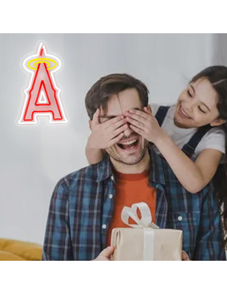 Luz de Neón LED Brineon Signo Béisbol 40.9x26.9cm