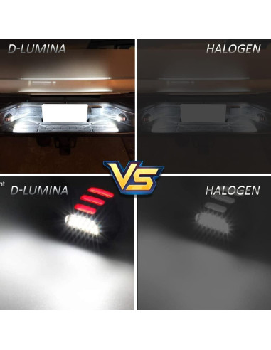 Luces LED de Placa D-Lumina para Chevy Silverado y GMC 6000K