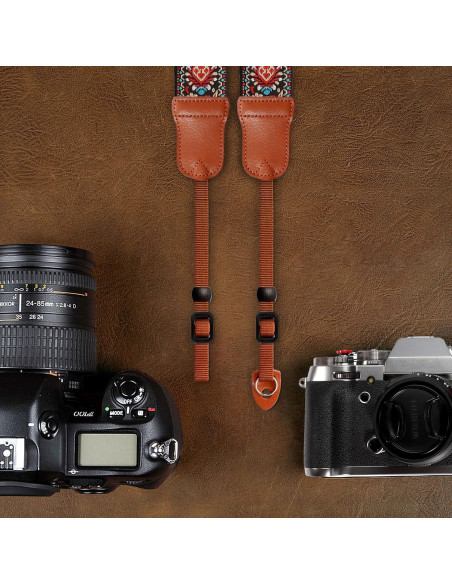 Correa de cámara Padwa Lifestyle Rojo Vintage 5 cm Ajustable