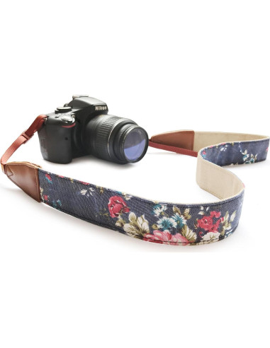 Correa de cámara Alled ajustable floral vintage para DSLR