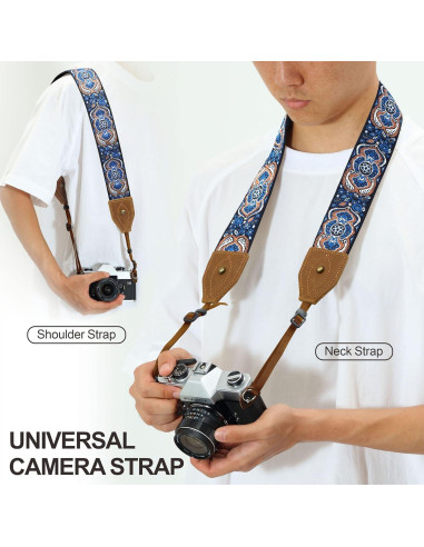 Correa de Cámara Padwa Lifestyle 5 cm Ancha Ajustable Vintage