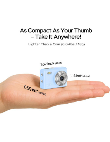 Mini Cámara Llave Dienspeak DC23 1080P 64GB Azul