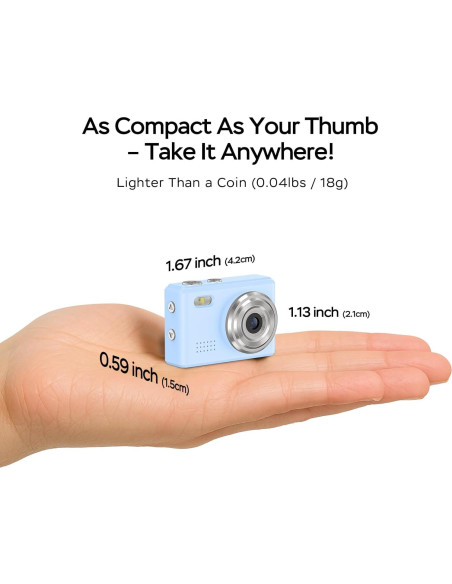 Mini Cámara Llave Dienspeak DC23 1080P 64GB Azul