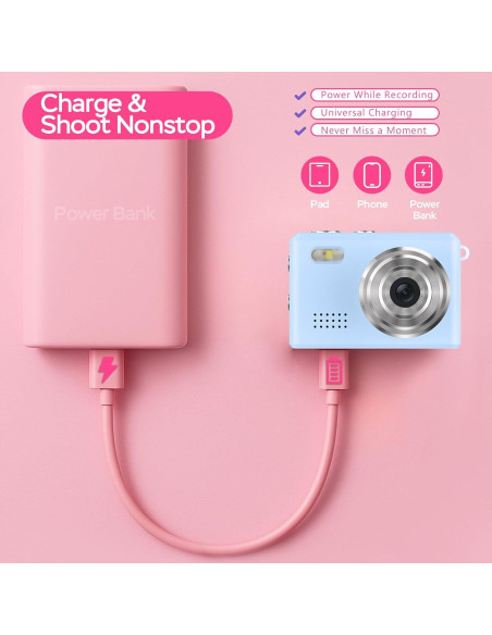 Mini Cámara Llave Dienspeak DC23 1080P 64GB Azul