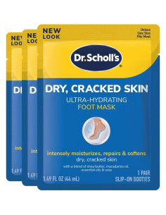 Paquete de 3 Mascarillas Hidratantes Dr. Scholl's + Spray Exfoliante Freeman 118ml 2