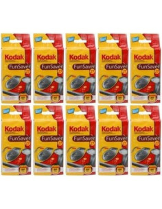 Cámara de Un Solo Uso Kodak Fun Saver - Paquete de 10 2
