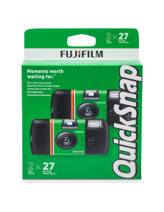 Cámara desechable Fujifilm QuickSnap Flash 400 - Paquete de 2