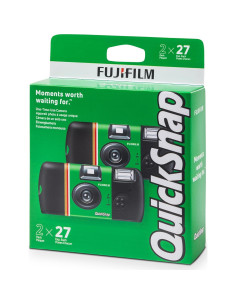 Cámara desechable Fujifilm QuickSnap Flash 400 - Paquete de 2 2