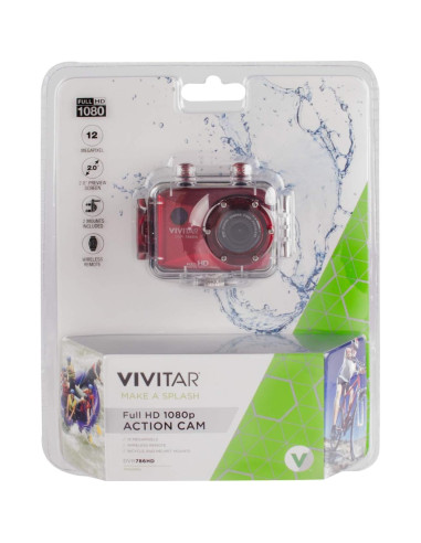 Cámara de Acción Vivitar DVR 786HD Full HD 12.1 MP