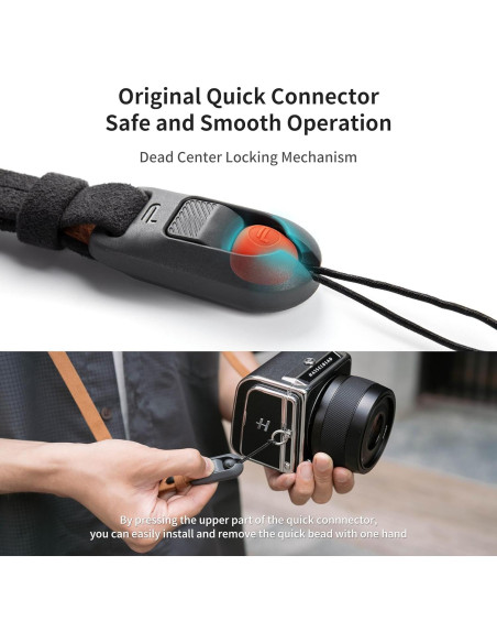 Correa para cámara PGYTECH Air ajustable 109.9-140 cm marrón