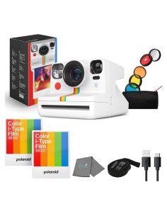 Cámara Instantánea Polaroid Now+ Gen 2 Blanca con 16 Películas