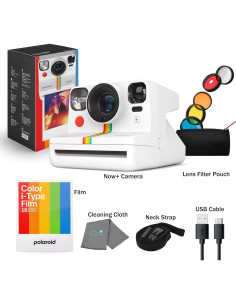 Cámara Instantánea Polaroid Now+ Gen 2 Blanca con 16 Películas 2
