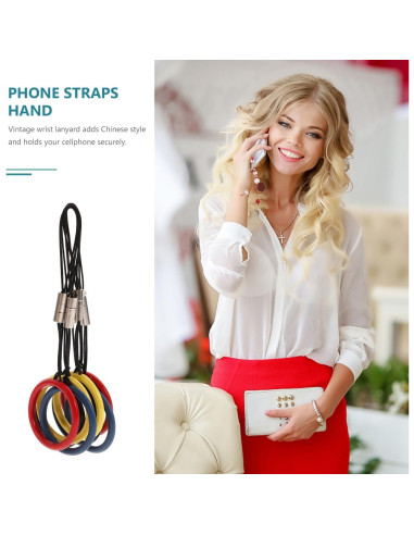 Encanto de Teléfono de Jade Loto - Accesorio Decorativo Rojo