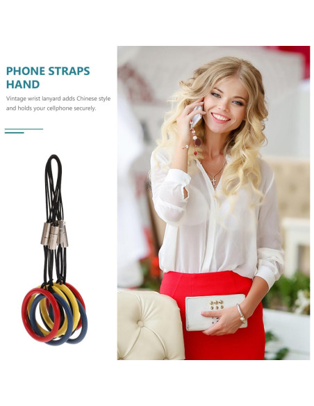 Encanto de Teléfono de Jade Loto - Accesorio Decorativo Rojo