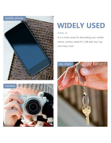 Encanto de Teléfono de Jade Loto - Accesorio Decorativo Rojo