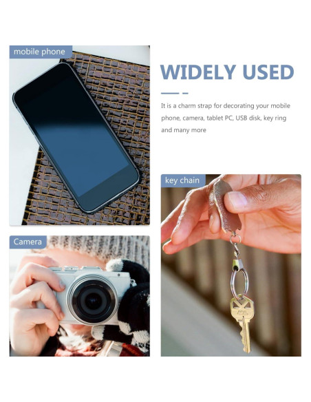 Encanto de Teléfono de Jade Loto - Accesorio Decorativo Rojo