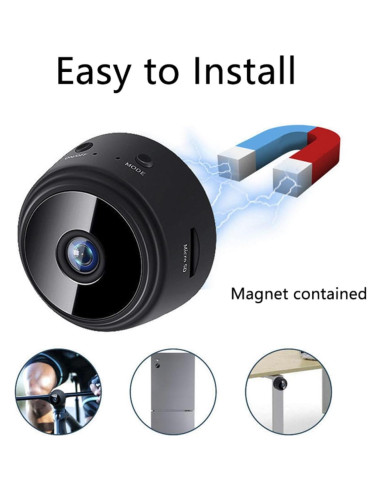 Cámara Espía WiFi 1080P BVYY Mini Oculta Interior con Detección de Movimiento