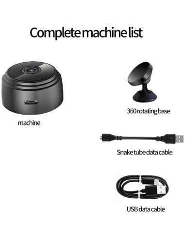 Cámara Espía WiFi 1080P BVYY Mini Oculta Interior con Detección de Movimiento