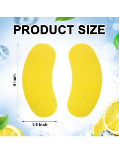 20 Calcomanías Desodorantes para Zapatos Cutecrop Aroma Limón 2