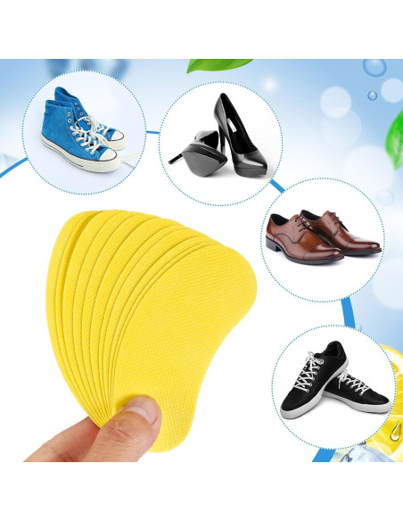 20 Calcomanías Desodorantes para Zapatos Cutecrop Aroma Limón