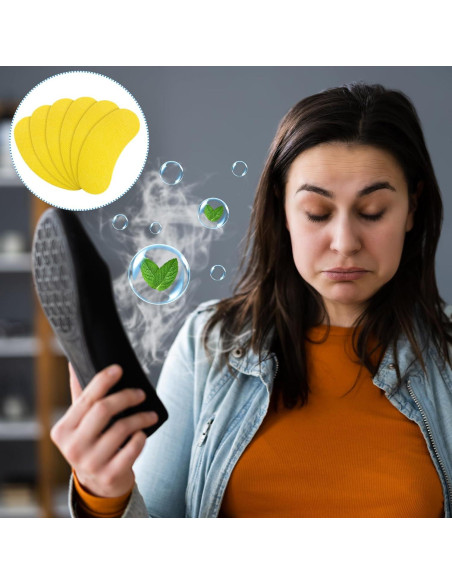 20 Calcomanías Desodorantes para Zapatos Cutecrop Aroma Limón