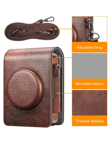 Funda Fintie para Cámara Fujifilm Instax Mini EVO + 5 Marcos Magnéticos