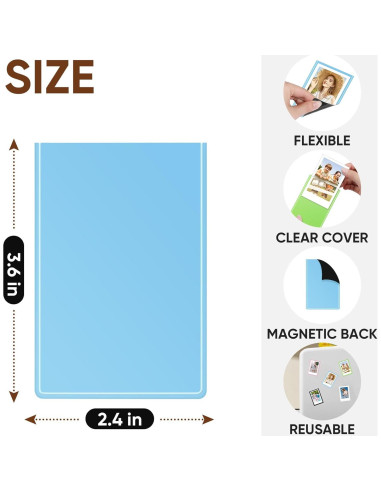 Funda Fintie para Cámara Fujifilm Instax Mini EVO + 5 Marcos Magnéticos