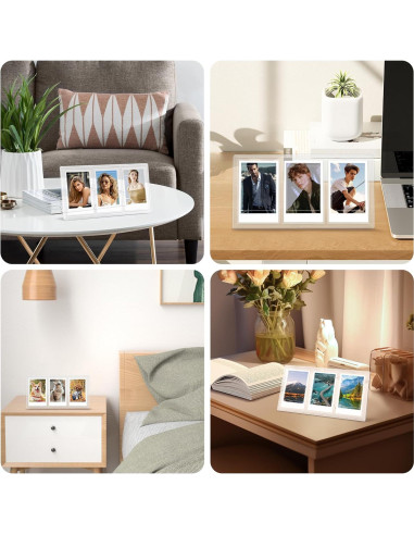 Funda Fintie para Cámara Fujifilm Instax Mini EVO + Marco 3 Rejillas