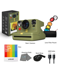 Cámara Instantánea Now+ Gen 2 Lumintrail Verde Bosque 2