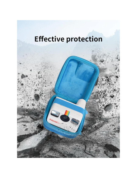 Funda rígida Polaroid Go Generación 2 con correa - Azul