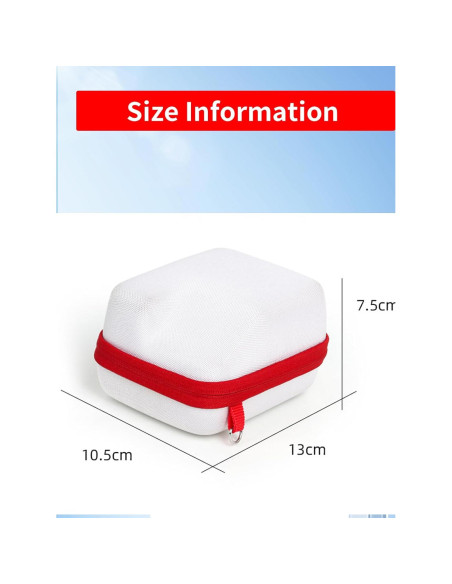 Funda rígida Polaroid Go Generación 2 con correa - Azul