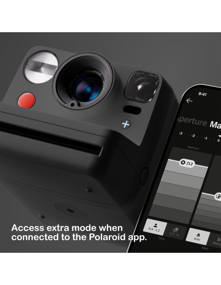 Cámara Instantánea Polaroid Now+ Gen 3 i-Type + 8 Películas Color