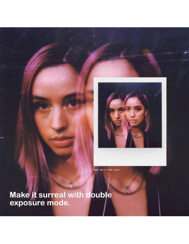 Cámara Instantánea Polaroid Now+ Gen 3 i-Type + 8 Películas Color