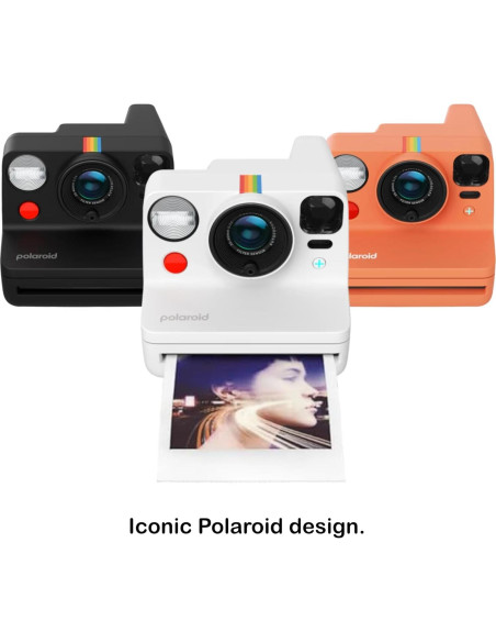 Cámara Instantánea Polaroid Now+ Gen 3 i-Type + 8 Películas Color