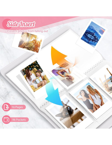 Álbum de fotos Ablus 96 bolsillos para Fujifilm y Polaroid