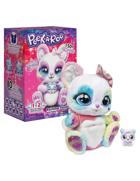 Juguete de Peluche Interactivo Rainbow Peek-A-Roo 150 Sonidos Juguete de Peluche Interactivo Rainbow Peek-A-Roo 150 Sonidos